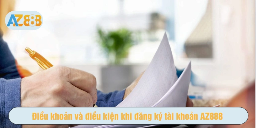 Điều khoản và điều kiện khi đăng ký tài khoản AZ888
