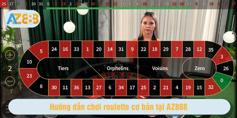 Hướng dẫn chơi roulette Roulette AZ888 chi tiết, dễ hiểu